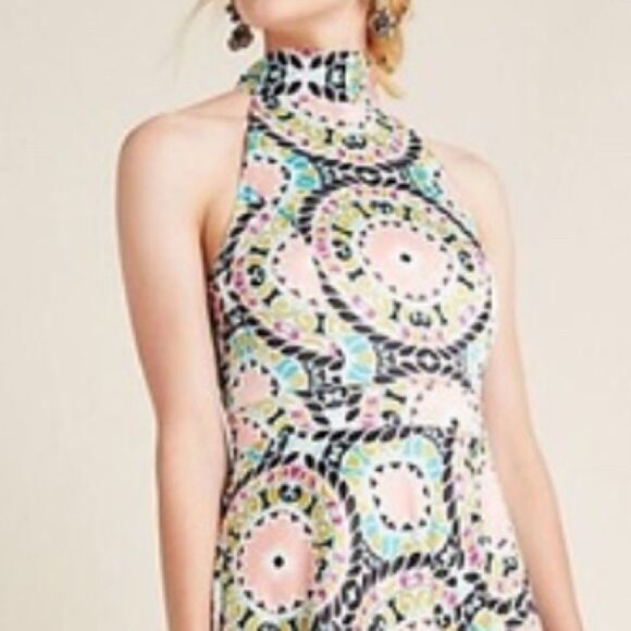 💯 Anthropologie Serena halter maxi - Picture 4 of 8